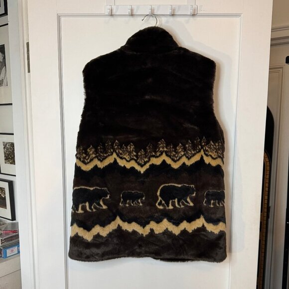 Northern Lifestyles Faux Fur Vest sz Small - Picture 2 of 2